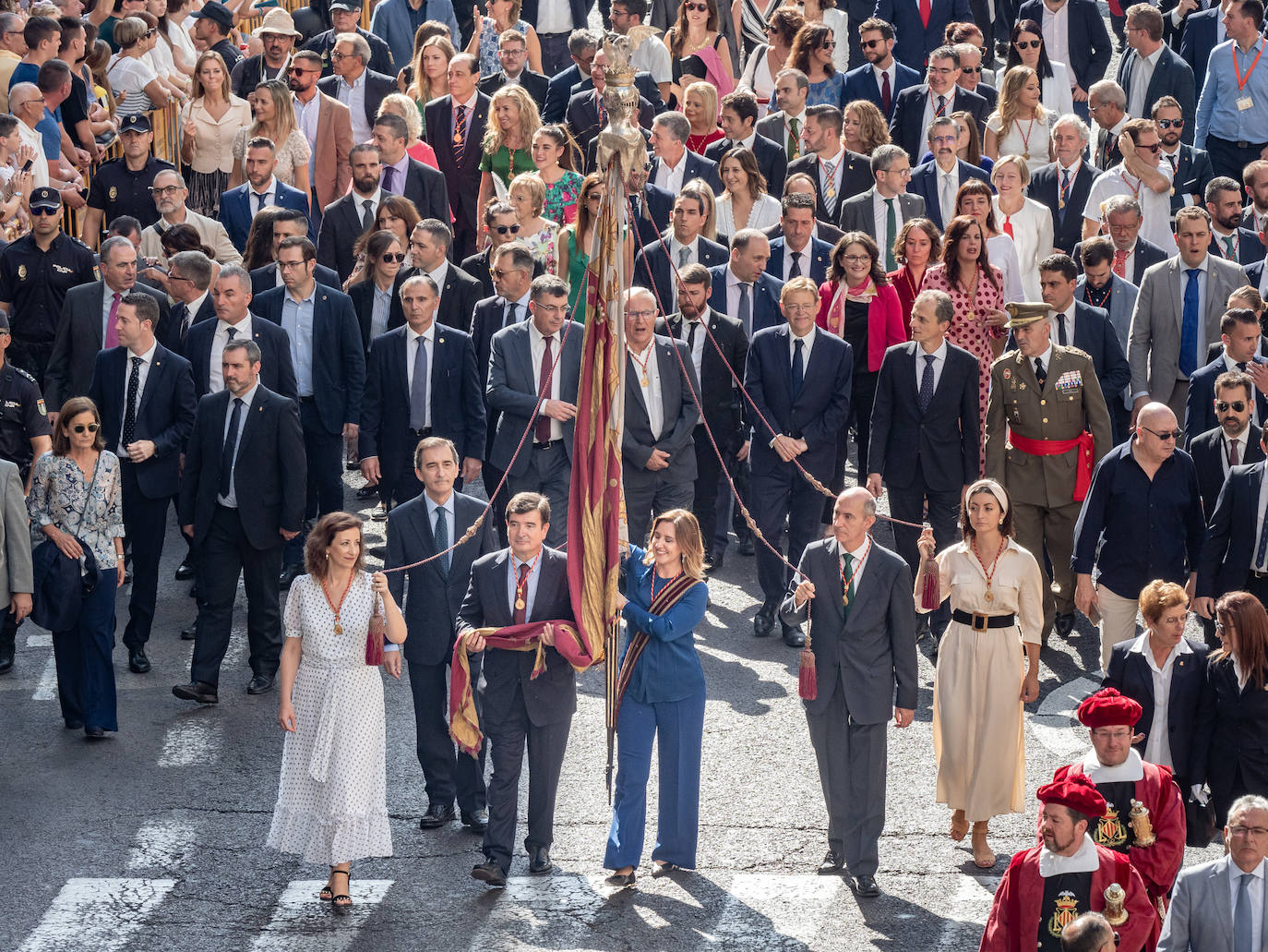 Procesión cívica de Valencia por el 9 d'Octubre de 2019