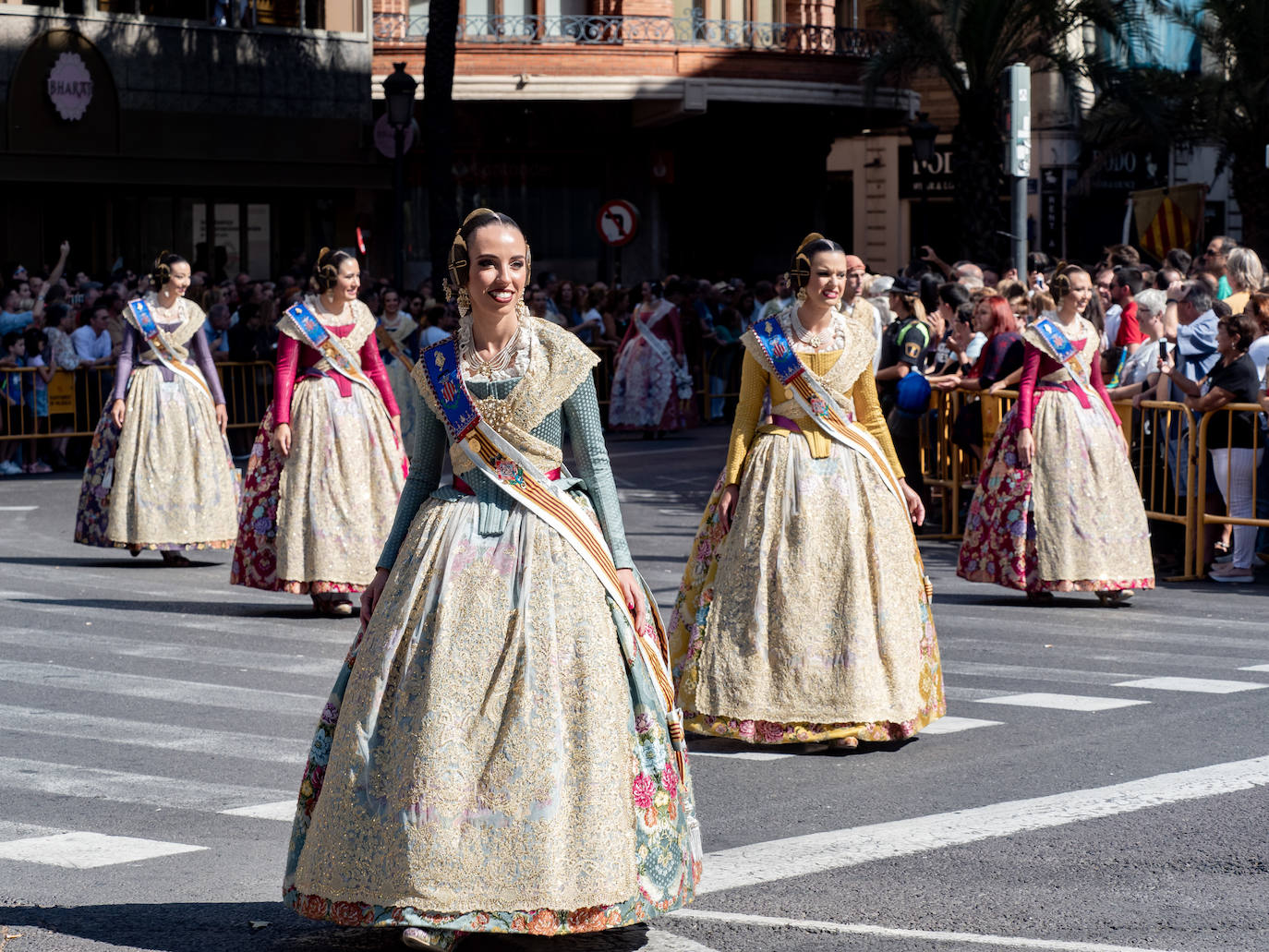 Procesión cívica de Valencia por el 9 d'Octubre de 2019