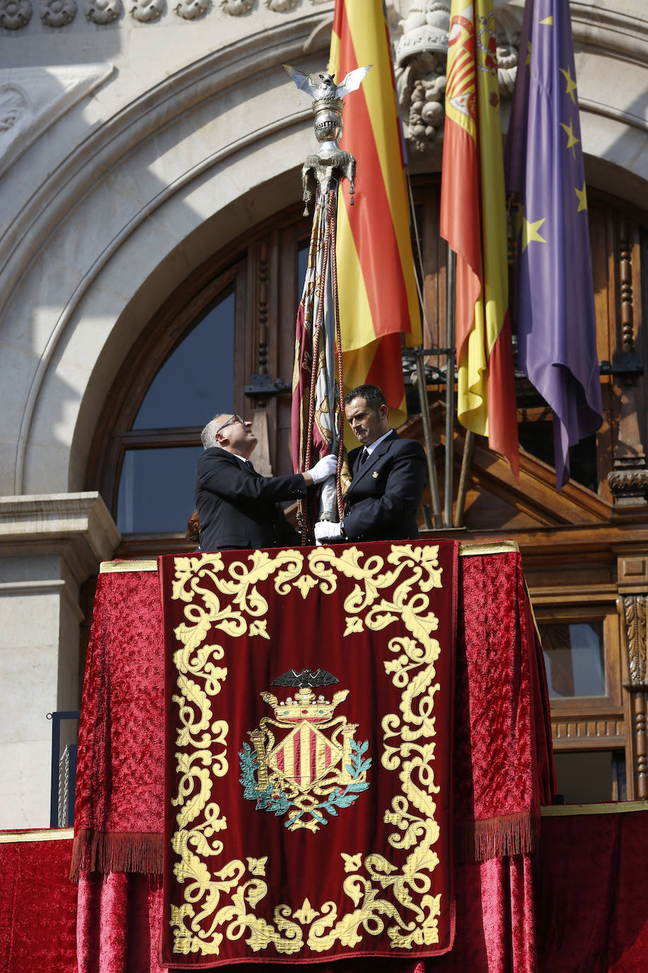 Procesión cívica de Valencia por el 9 d'Octubre de 2019