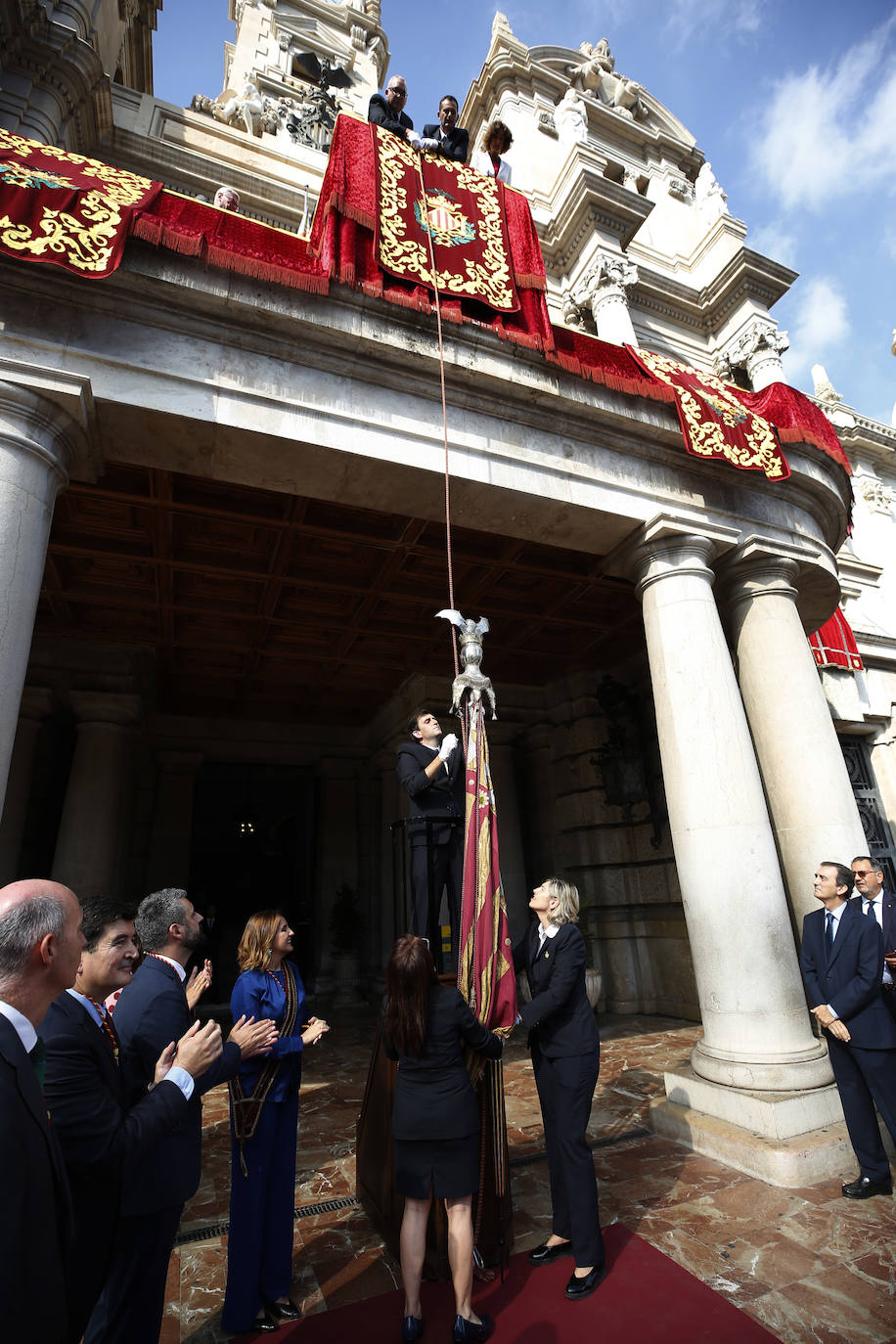 Procesión cívica de Valencia por el 9 d'Octubre de 2019