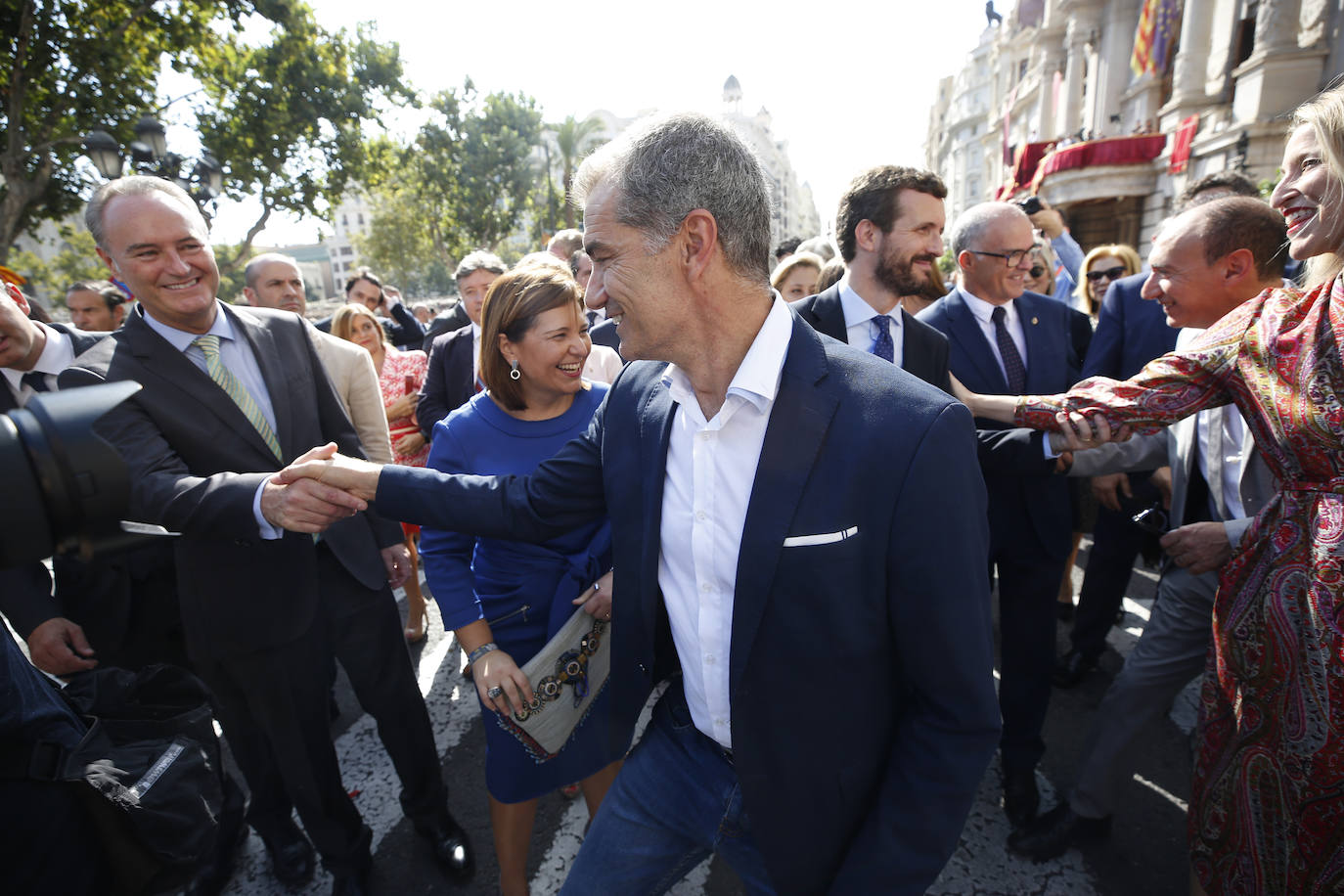 Procesión cívica de Valencia por el 9 d'Octubre de 2019