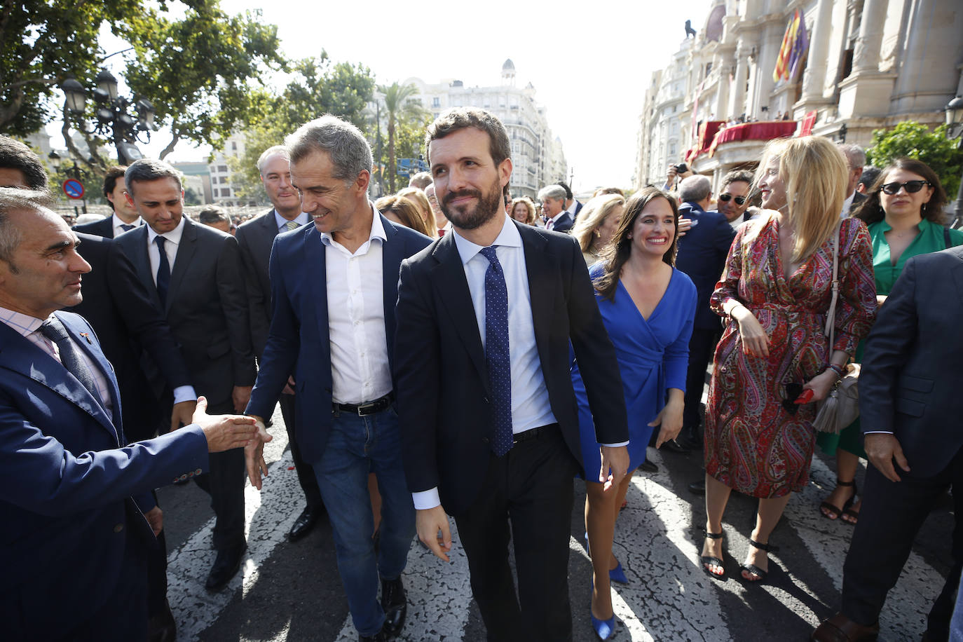 Procesión cívica de Valencia por el 9 d'Octubre de 2019