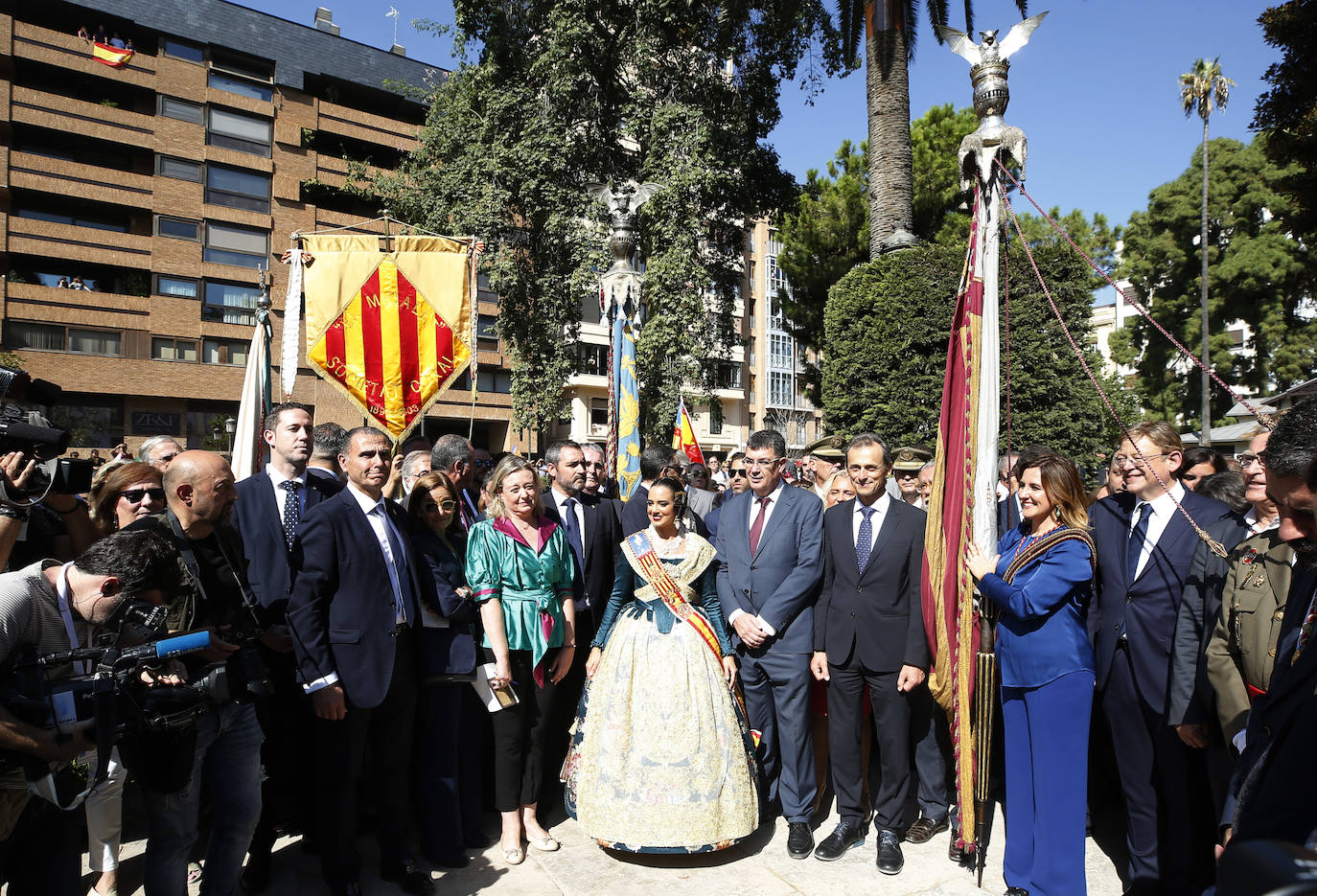 Procesión cívica de Valencia por el 9 d'Octubre de 2019