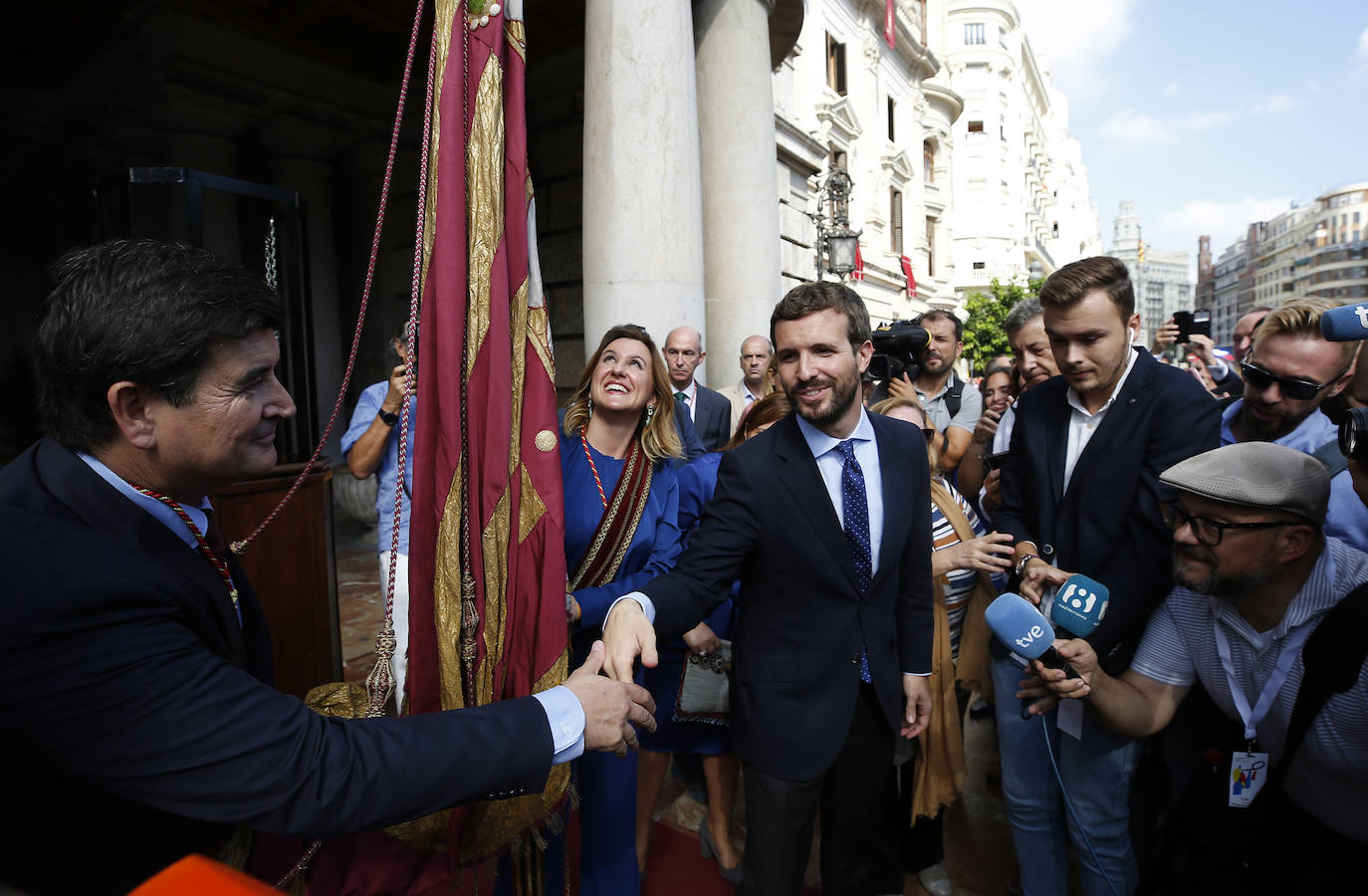 Procesión cívica de Valencia por el 9 d'Octubre de 2019