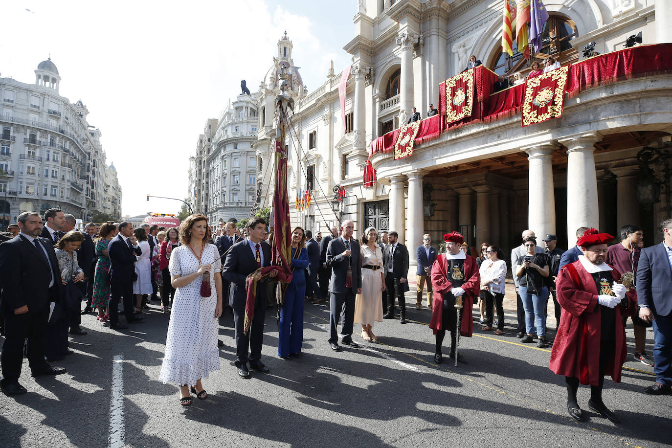 Procesión cívica de Valencia por el 9 d'Octubre de 2019