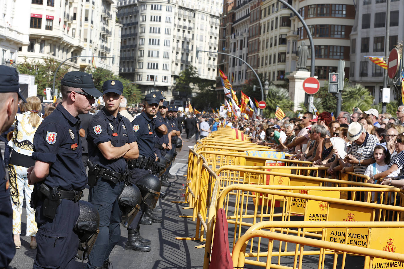 Procesión cívica de Valencia por el 9 d'Octubre de 2019