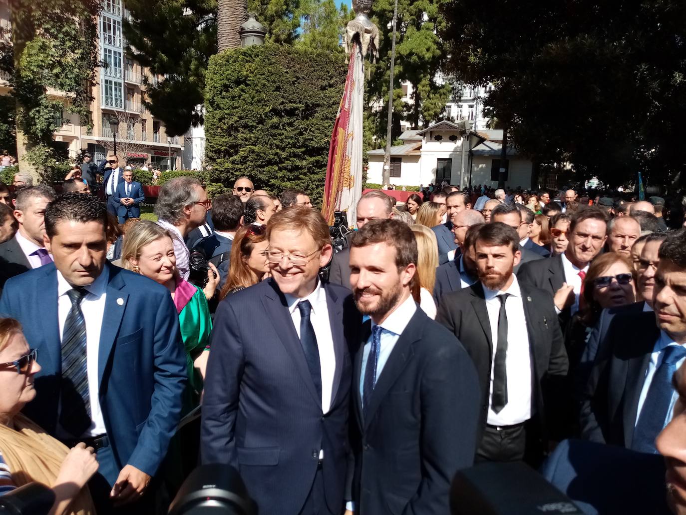 Procesión cívica de Valencia por el 9 d'Octubre de 2019