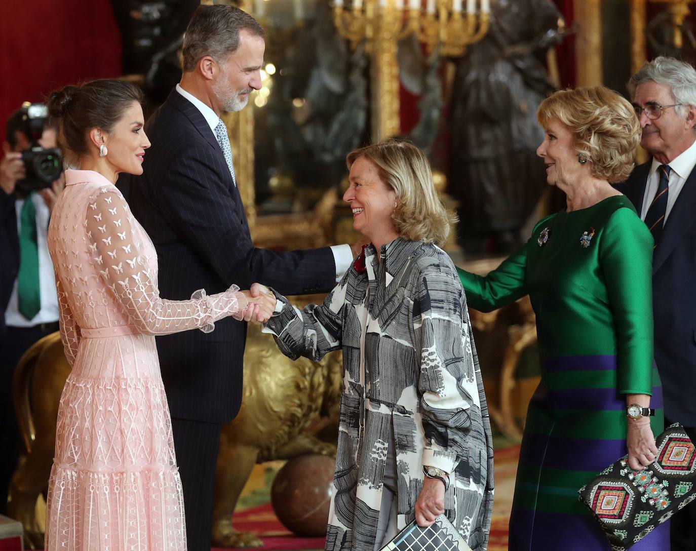 Recepción en el Palacio Real con motivo la Fiesta Nacional de 2019