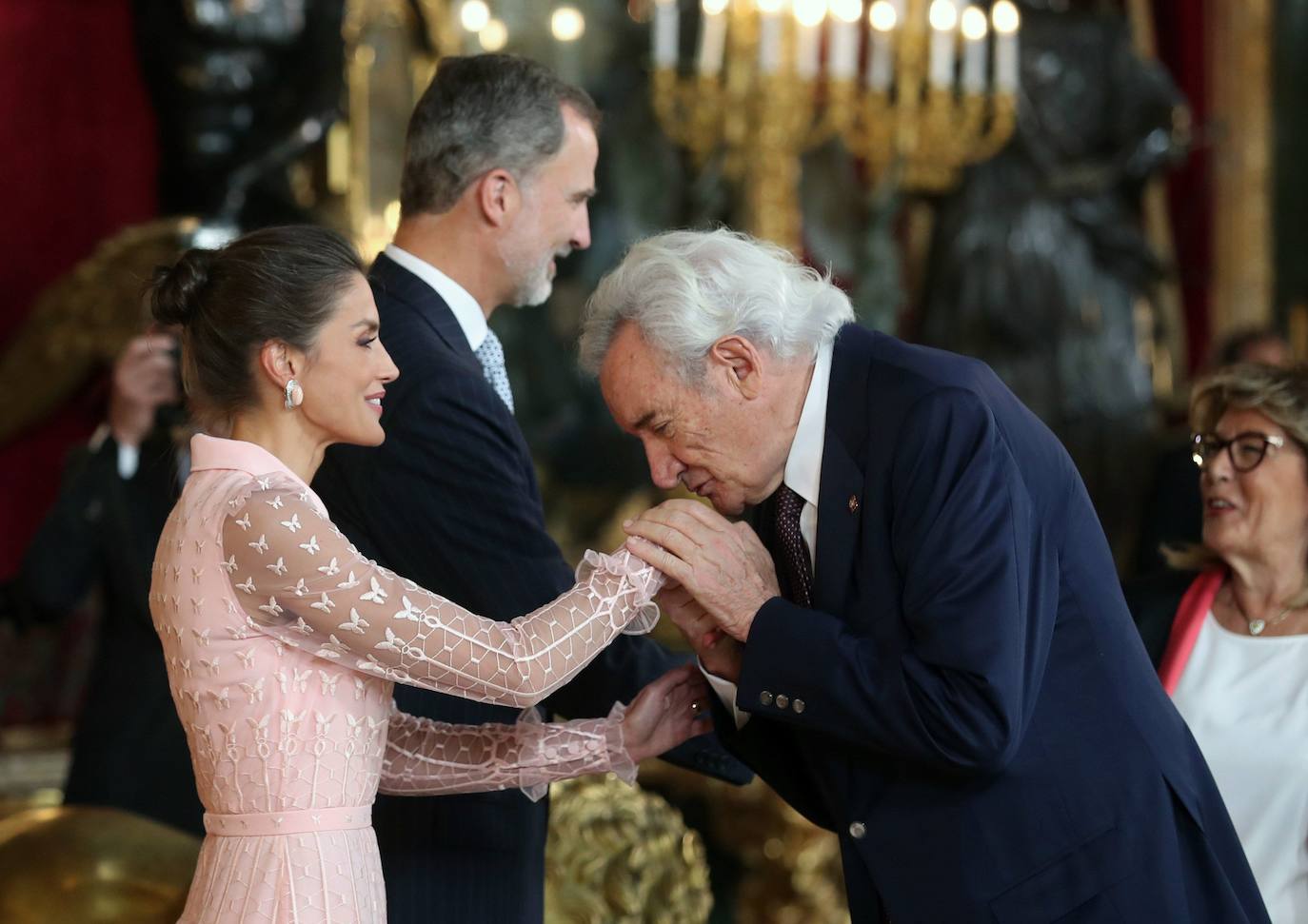 Recepción en el Palacio Real con motivo la Fiesta Nacional de 2019