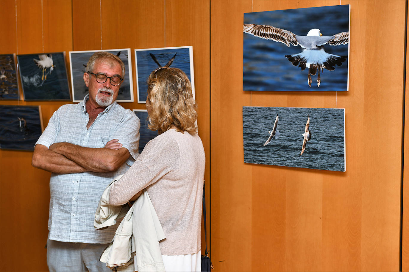 Inauguración de la exposición 'Aves a la mar' organizada por el Rotary Club Jávea en beneficio de End Polio Now