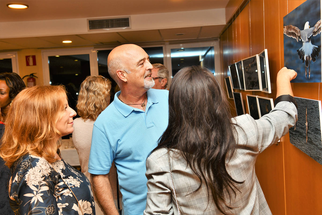 Inauguración de la exposición 'Aves a la mar' organizada por el Rotary Club Jávea en beneficio de End Polio Now