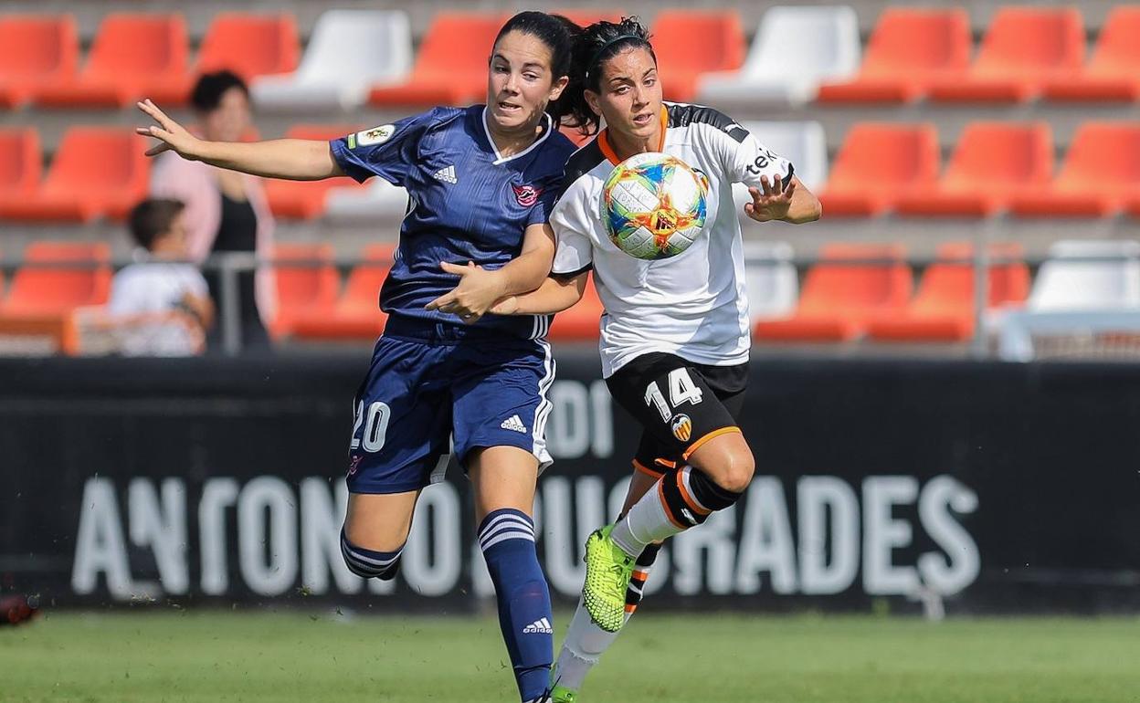 Un arreón final insuficiente del Valencia femenino (1-1)