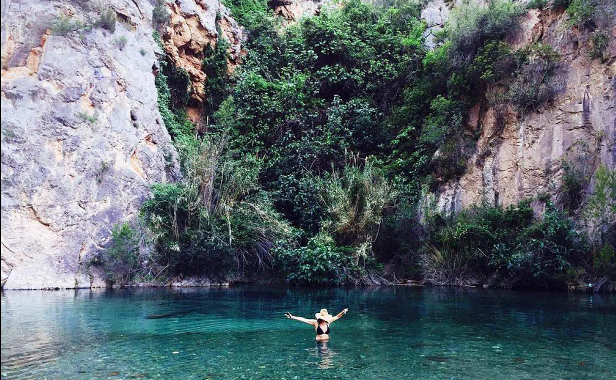 El río Mijares, atracción Montanejos.