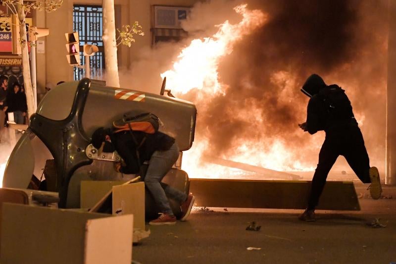 Fotos: Tercera jornada de protestas en Cataluña tras la sentencia del &#039;procés&#039;