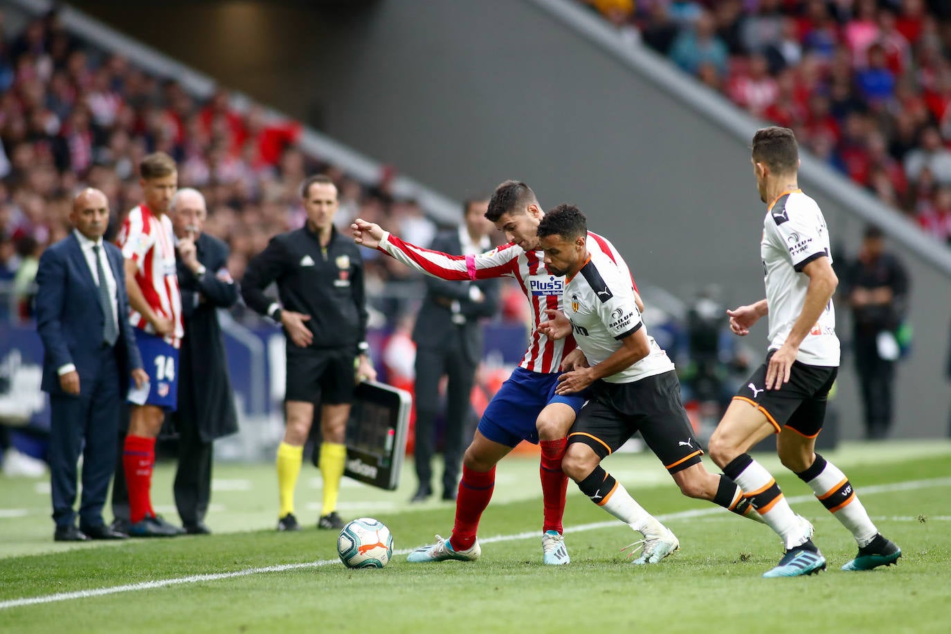 Fotos: El Atlético de Madrid-Valencia, en imágenes