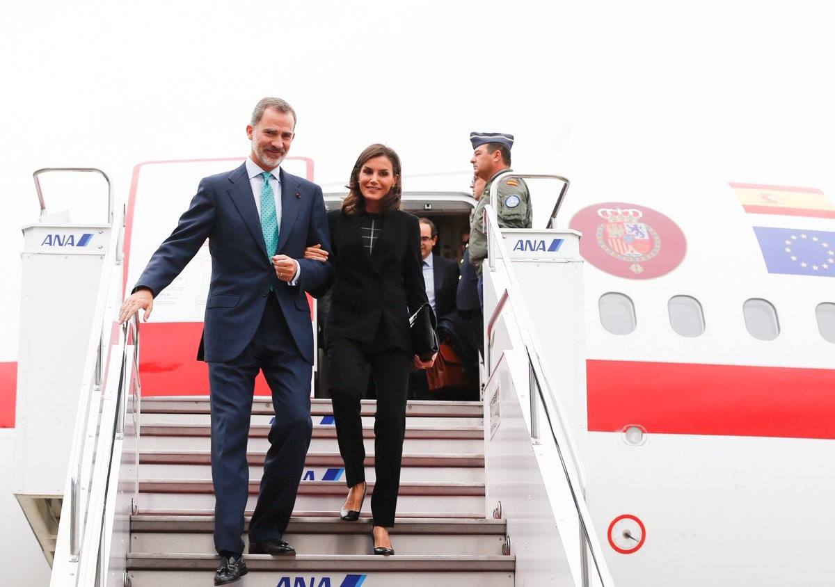 Felipe VI y Letizia llegaron este miércoles a Seúl.