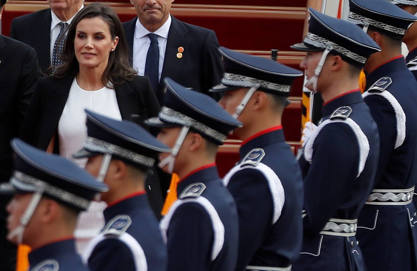 Felipe VI y Letizia llegaron este miércoles a Seúl.