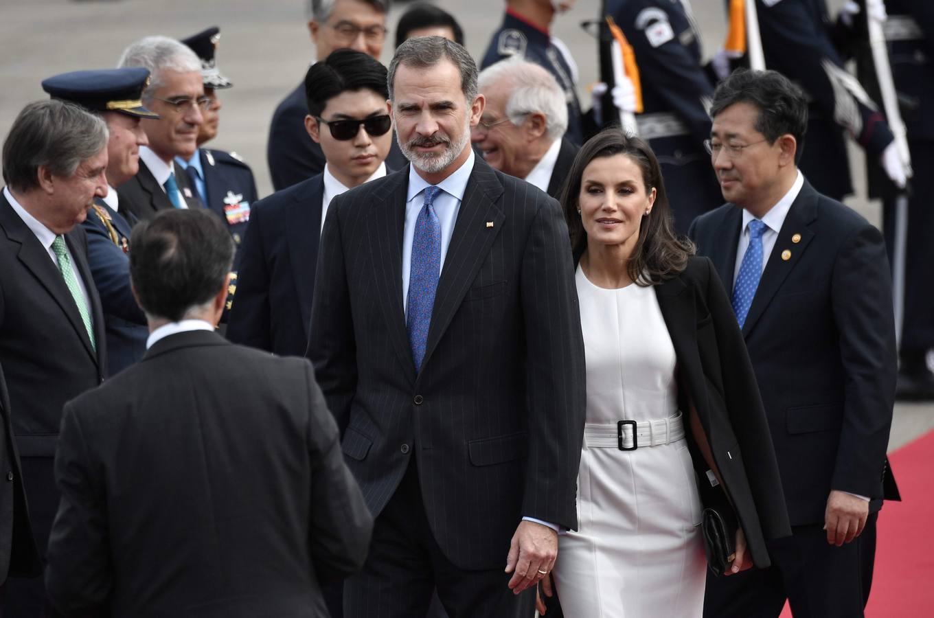 Felipe VI y Letizia llegaron este miércoles a Seúl.