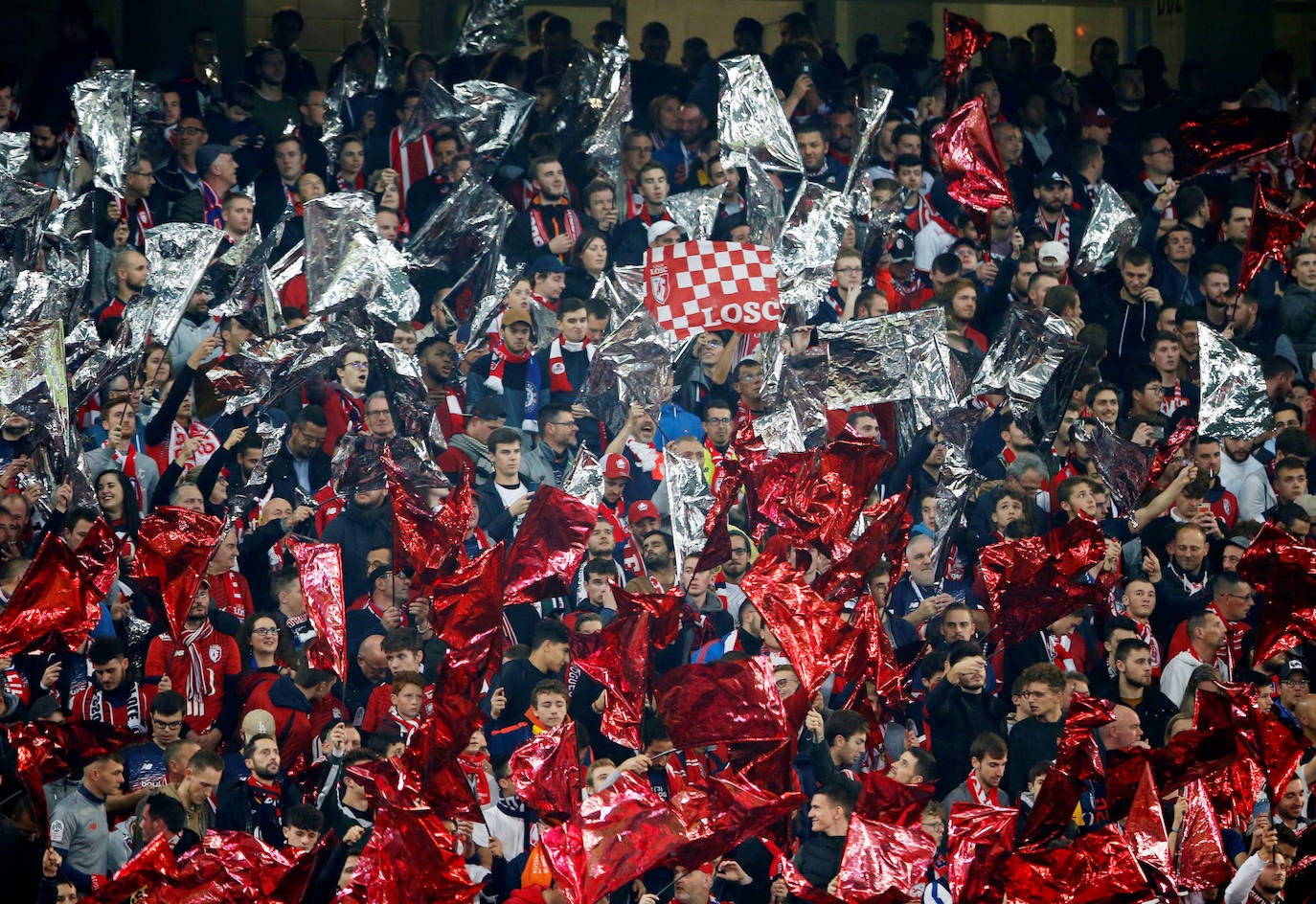 El Lille-Valencia, de Champions League, en imágenes. 