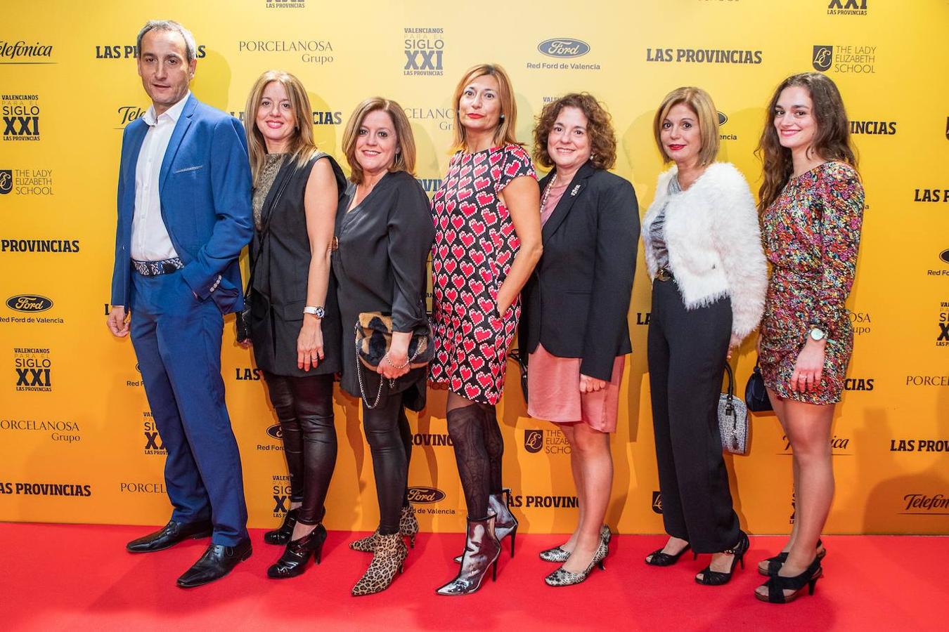 José Luis Parra, Azucena Ortega, Paqui Ortega, María José Genovés, Avelina Ortega, María José Ortega y Mar Gómez, de Power Electrónics.