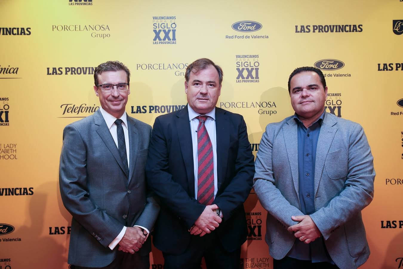 Rafael Fernández, Lorenzo Quílez y Fernando Rubio.