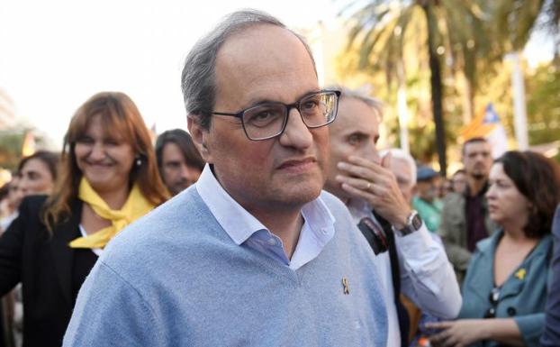 Imagen principal - El independentismo pierde fuerza en su momento clave