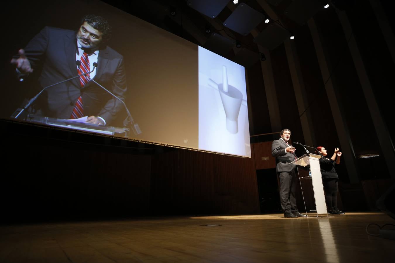 Julián Quirós, director de LAS PROVINCIAS, durante su intervención en la gala.