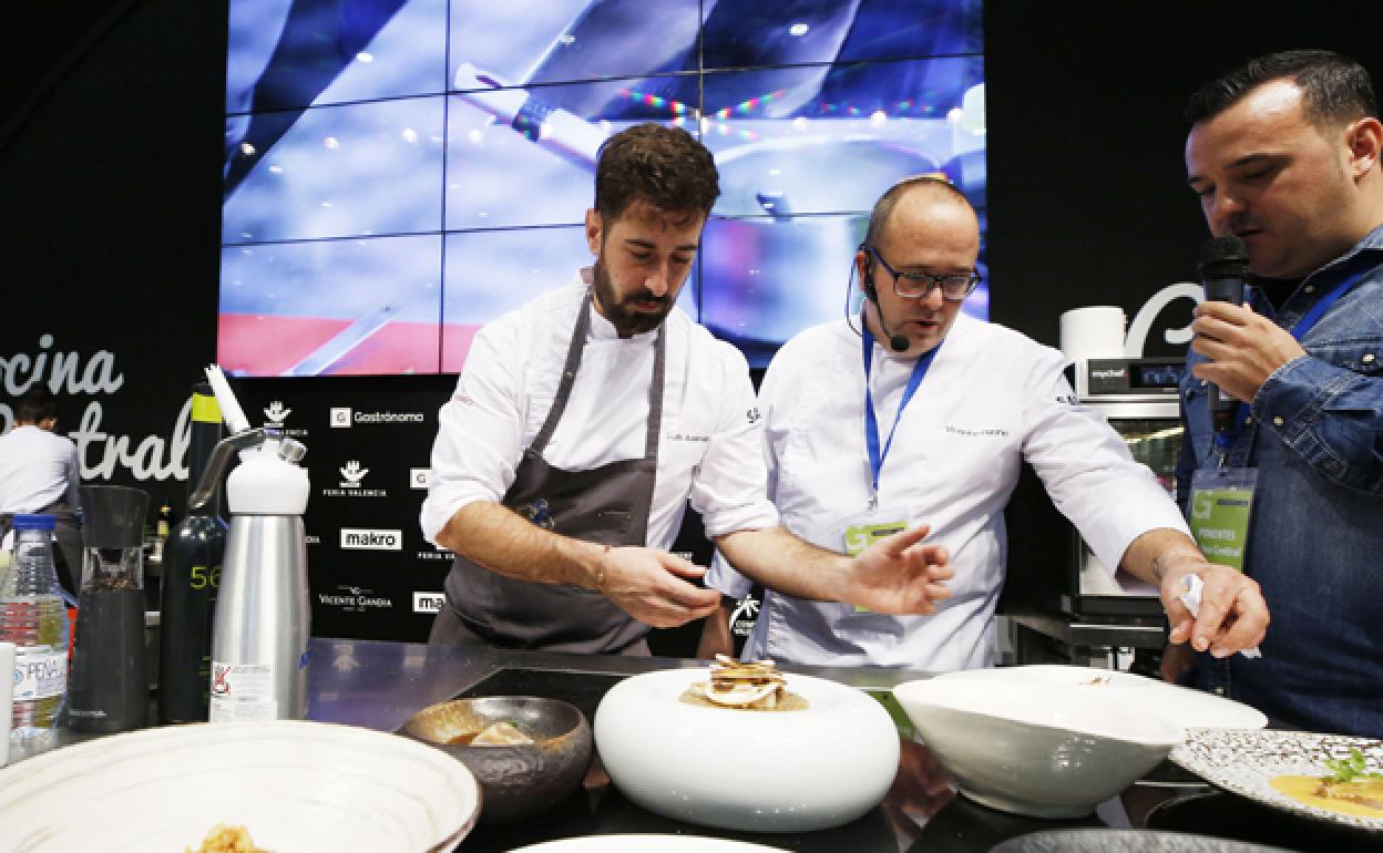 Una demostración en la edición de Gastrónoma 2018 en Feria Valencia.