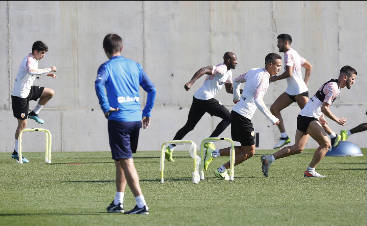 Jornada de entrenamiento de esta mañana.