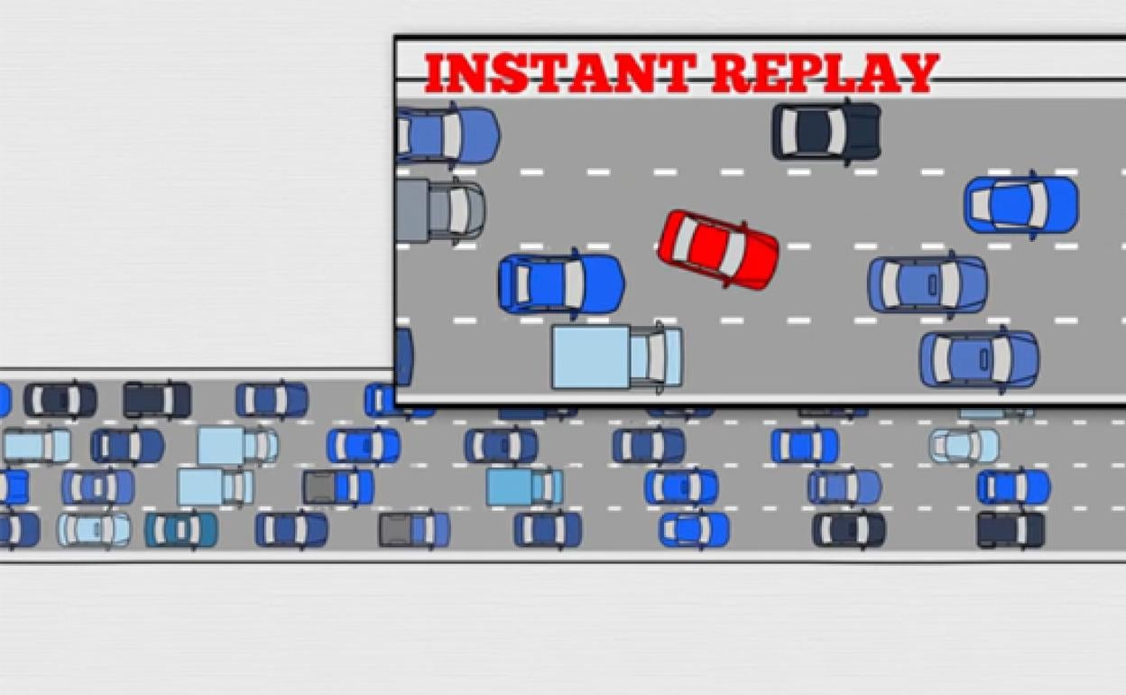 Una imagen del vídeo La sencilla solución al tráfico.