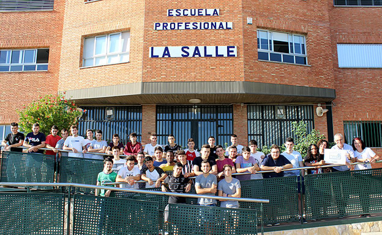 Alumnos de La Salle que forman parte del grupo de esta segunda edición del programa. 