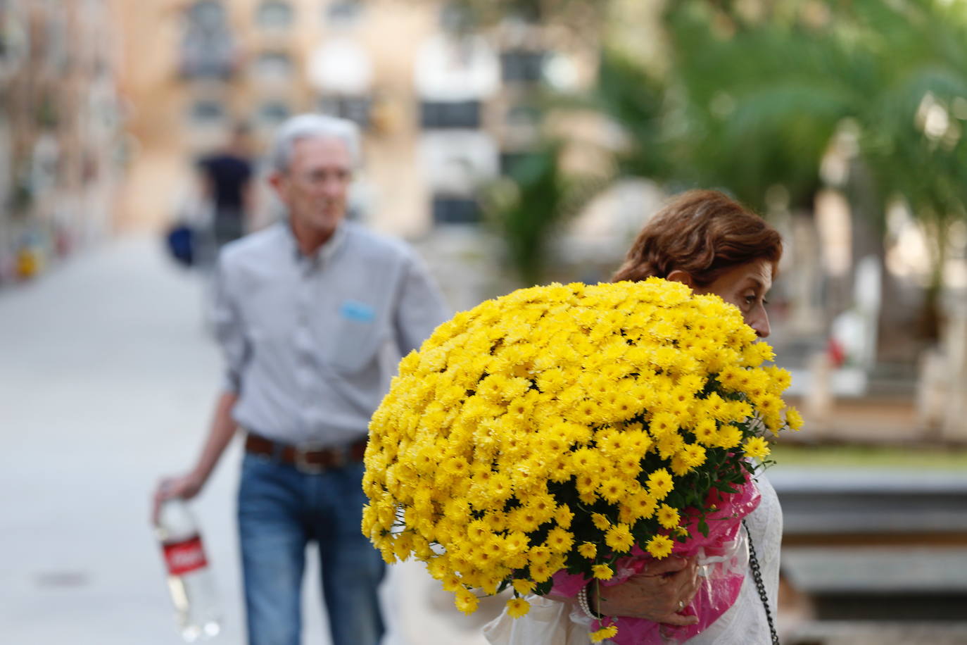 Los valencianos han cumplido este viernes, 1 de noviembre de 2019, con la tradición de visitar los cementerios con motivo de la festividad de Todos los Santos. 