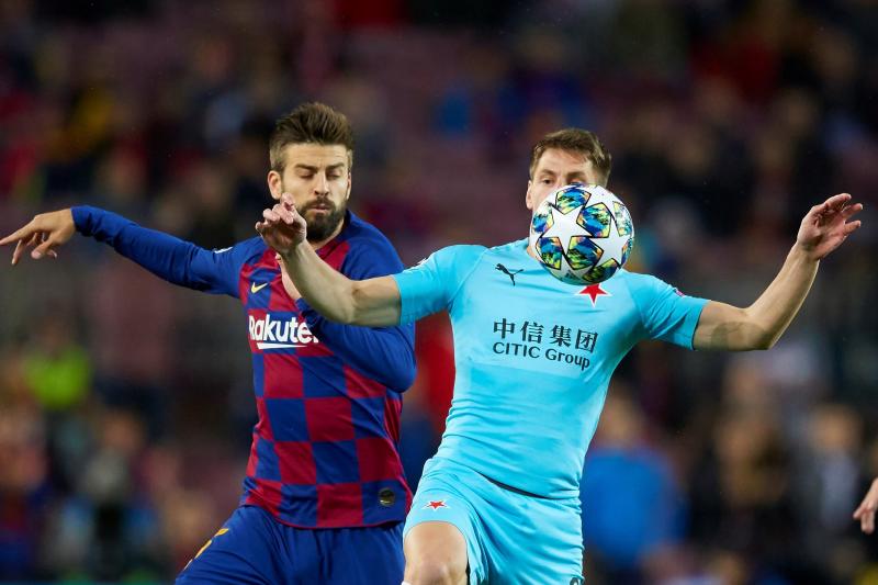 Fotos: Las mejores imágenes del Barcelona-Slavia de Praga