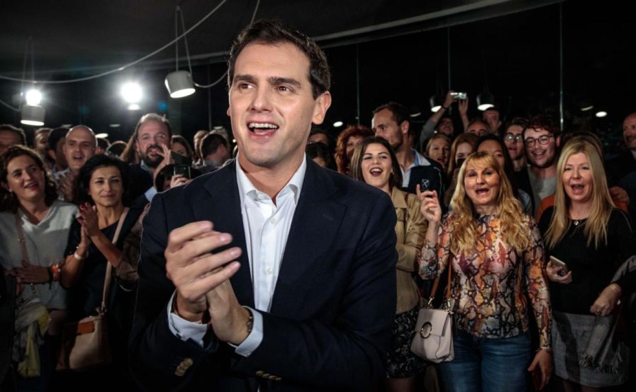 Albert Rivera, en Valencia.