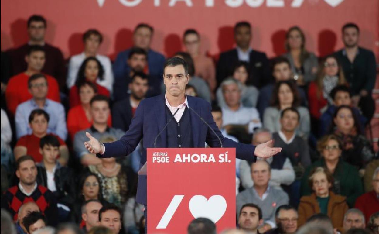 Mitin de Pedro Sánchez.