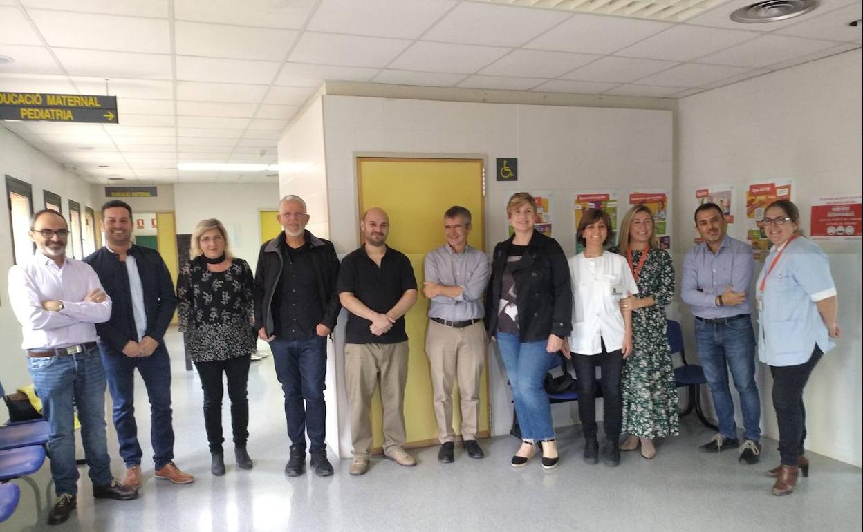 Presentación de la campaña en el ambulatorio de El Verger