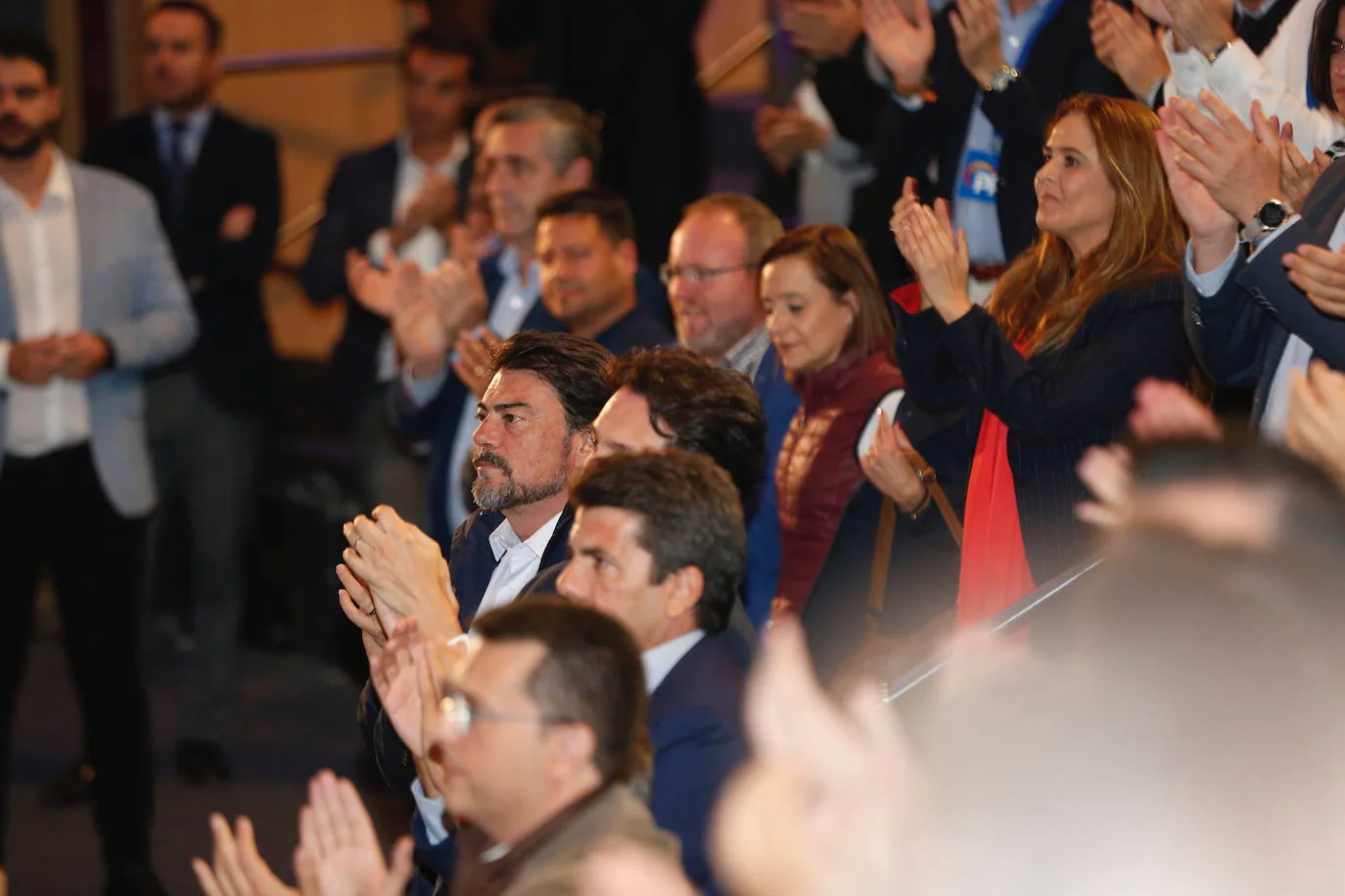 El líder del Partido Popular protagoniza un acto en el Auditorio Mar Rojo del Oceanogràfic de Valencia por las Elecciones Generales del 10N.