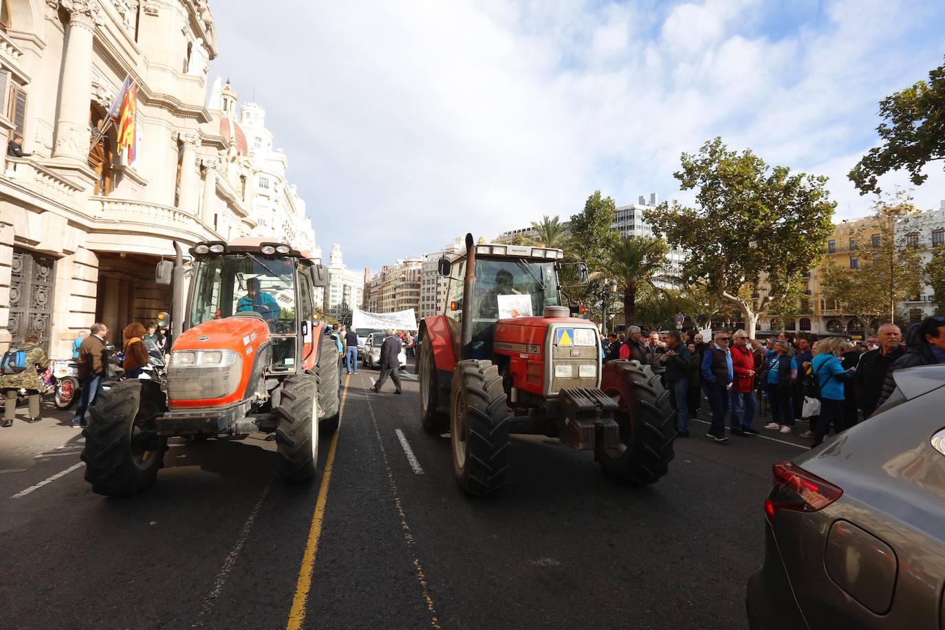 Fotos: Manifestación contra la pacificación de la CV-500