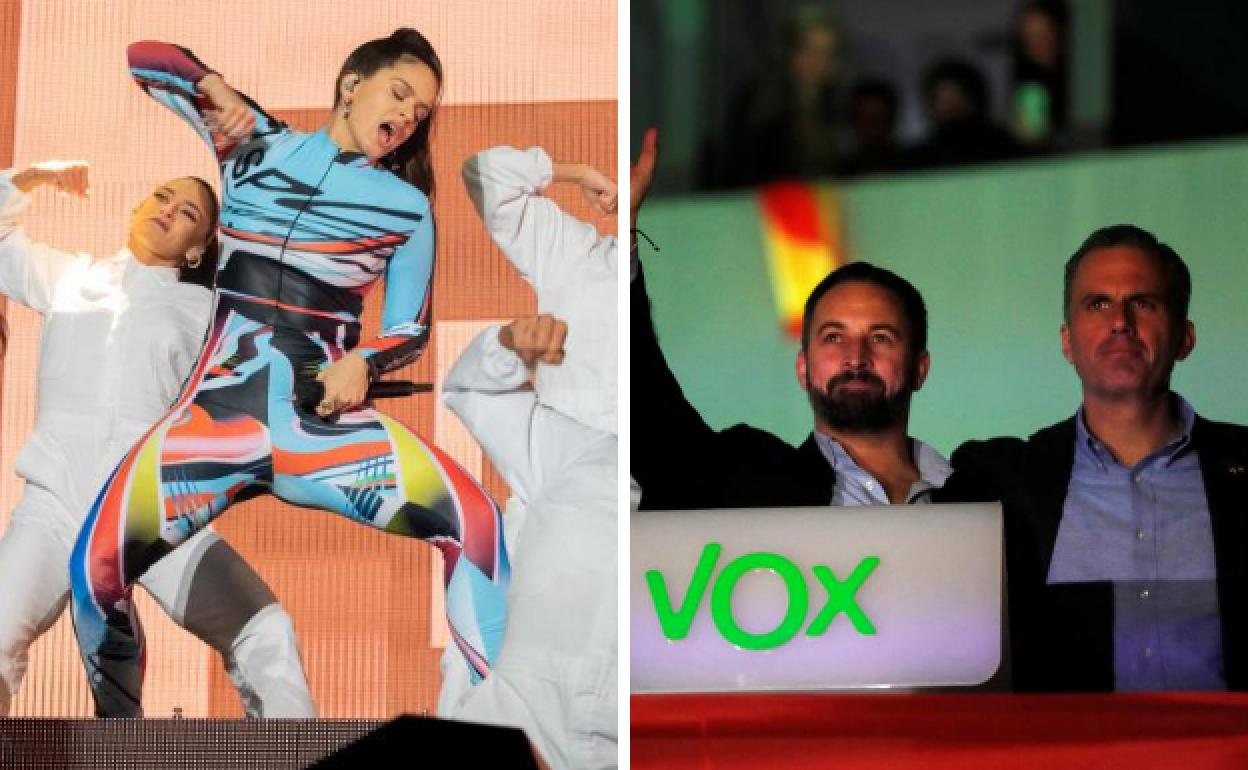 El 'quejío' de Rosalía contra la ultraderecha: «Fuck Vox»