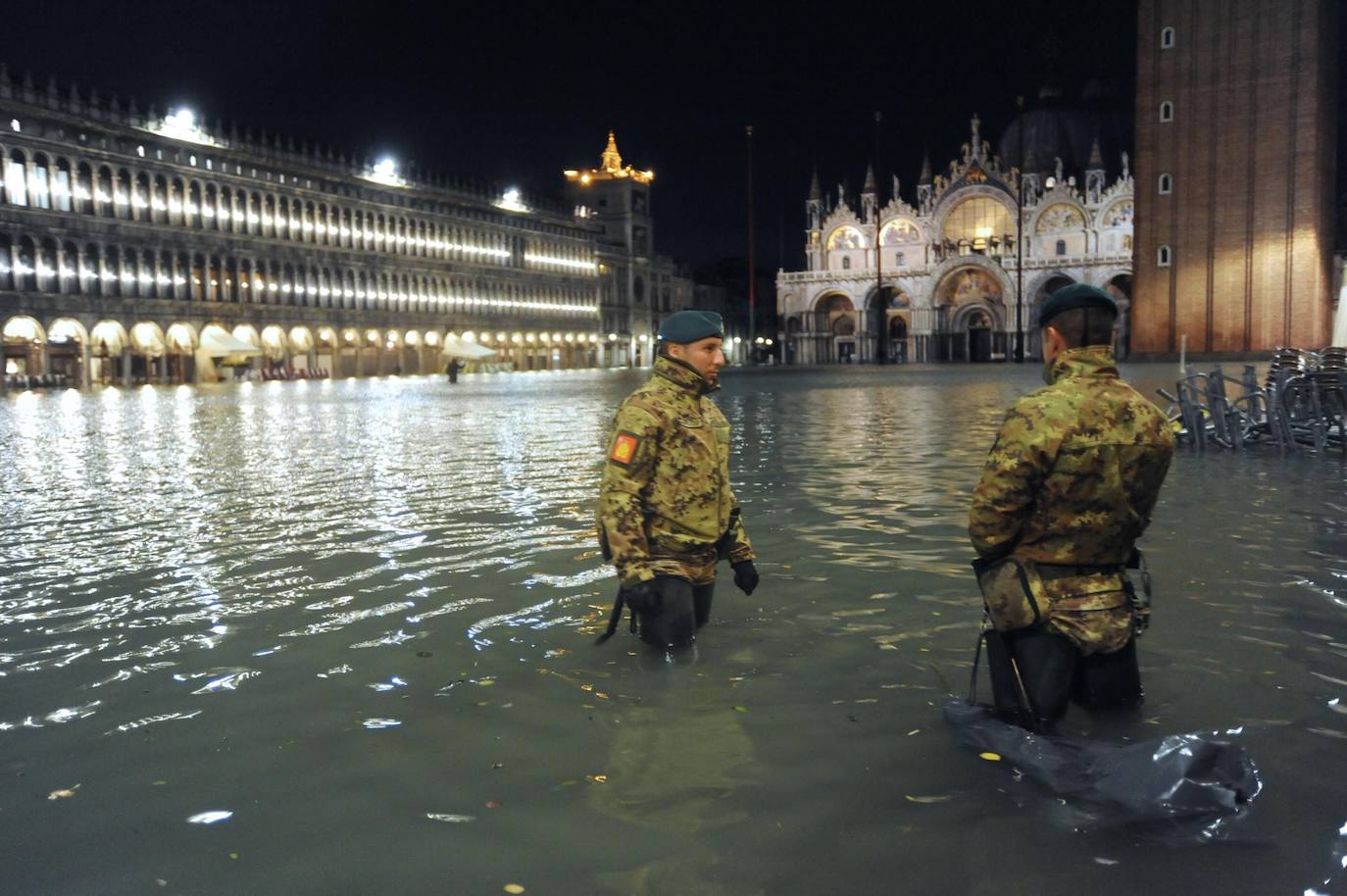 Venecia, destrozada por la peor 'acqua alta' del último medio siglo