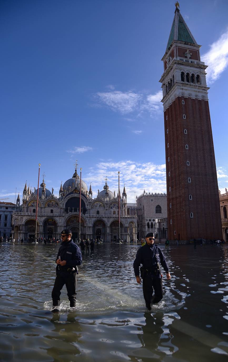 Venecia, destrozada por la peor 'acqua alta' del último medio siglo