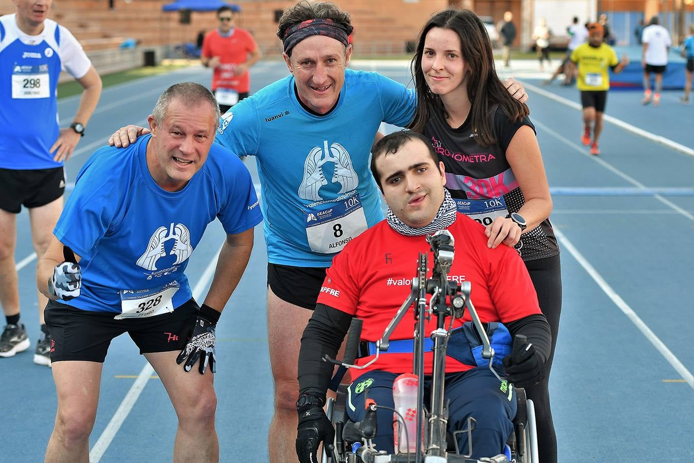 Carrera contra el Cáncer de Pulmón en Valencia en 2019.