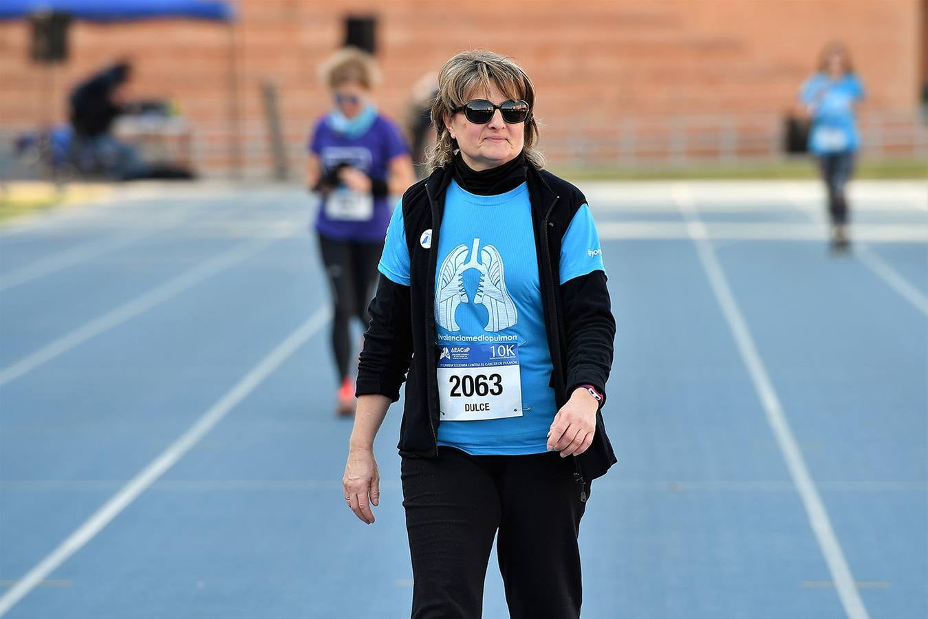 Carrera contra el Cáncer de Pulmón en Valencia en 2019.