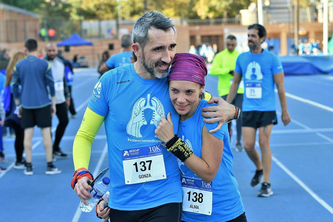 Carrera contra el Cáncer de Pulmón en Valencia en 2019.