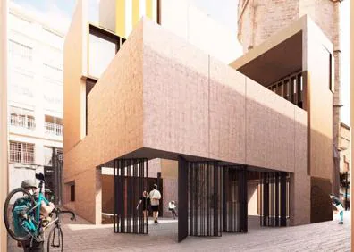 Imagen secundaria 1 - Diferentes imágenes del proyecto de la futura Casa del Relojero de Valencia.