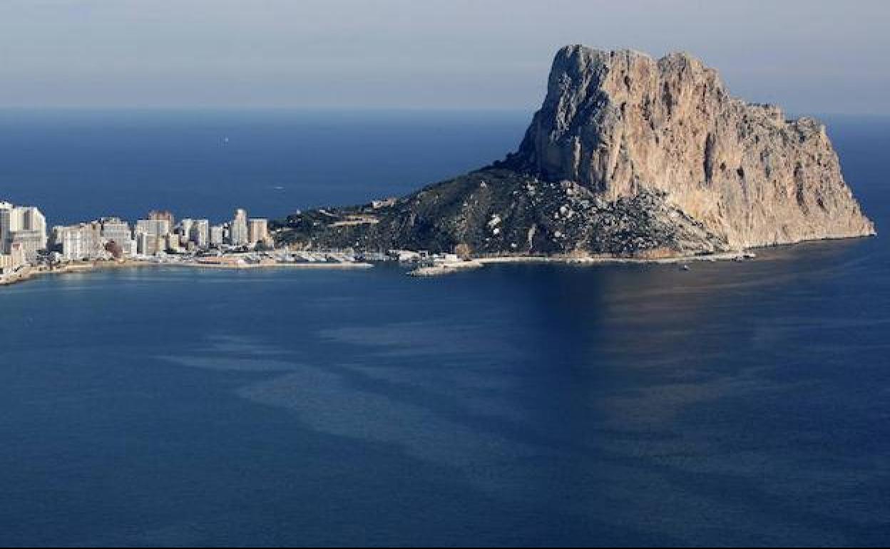 Vista del Peñón de Ifach.