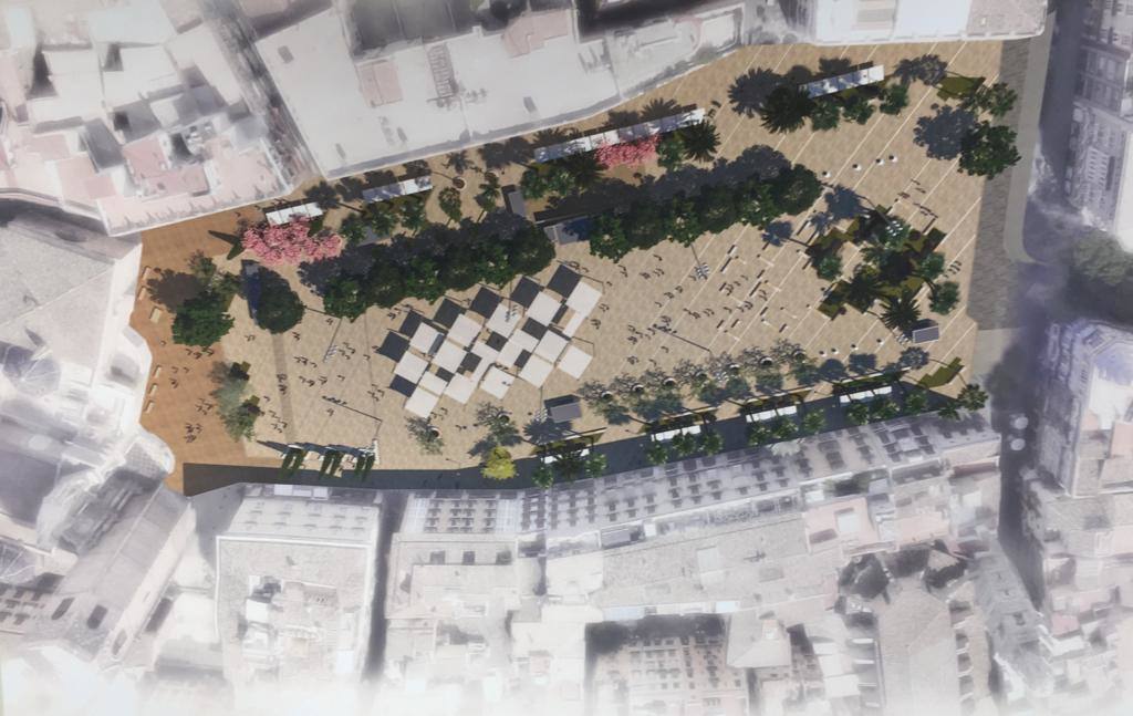 PLAZA DE LA REINA: La renovada Plaza de la Reina de Valencia será accesible y tendrá zona verde. Contará con toldos de diferentes alturas, difusores de agua para el calor, un bosque urbano y una zona infantil de juegos, entre otros aspectos. El plazo de ejecución de la obra será de 12 meses y cuenta con un presupuesto de 11.132.394,73 euros -6.952.003,16 euros para la plaza y 4.780.391,57 para el aparcamiento subterráneo-.