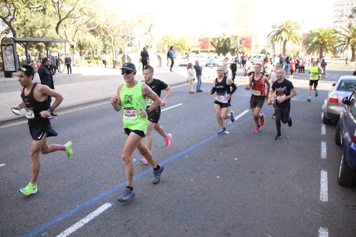 Dabiz Muñoz, durante el Maratón.