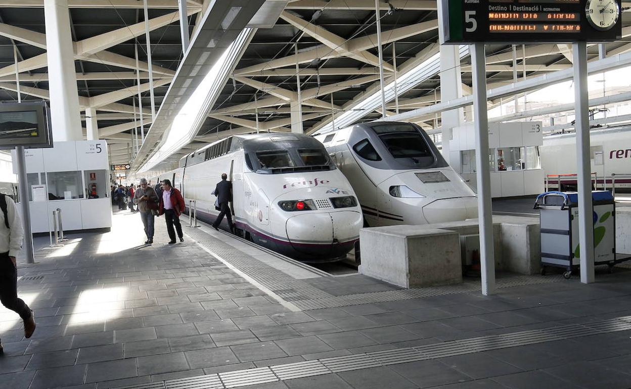 La ruta de tren más eficiente de España en comparación con el avión sale y llega a la Comunitat
