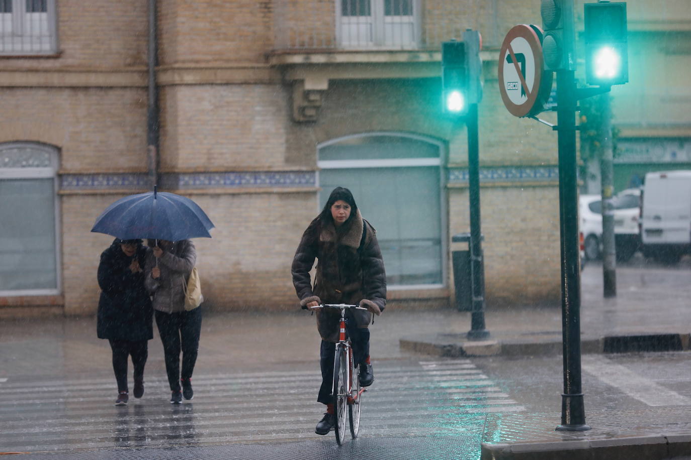 La lluvia, en Valencia